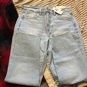 Light Blue mom jeans new with tags from AE